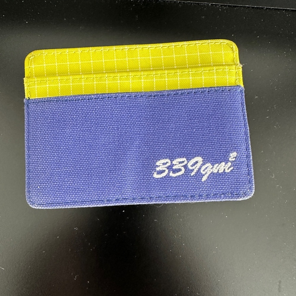 Blue and Yellow Herschel Card Holder